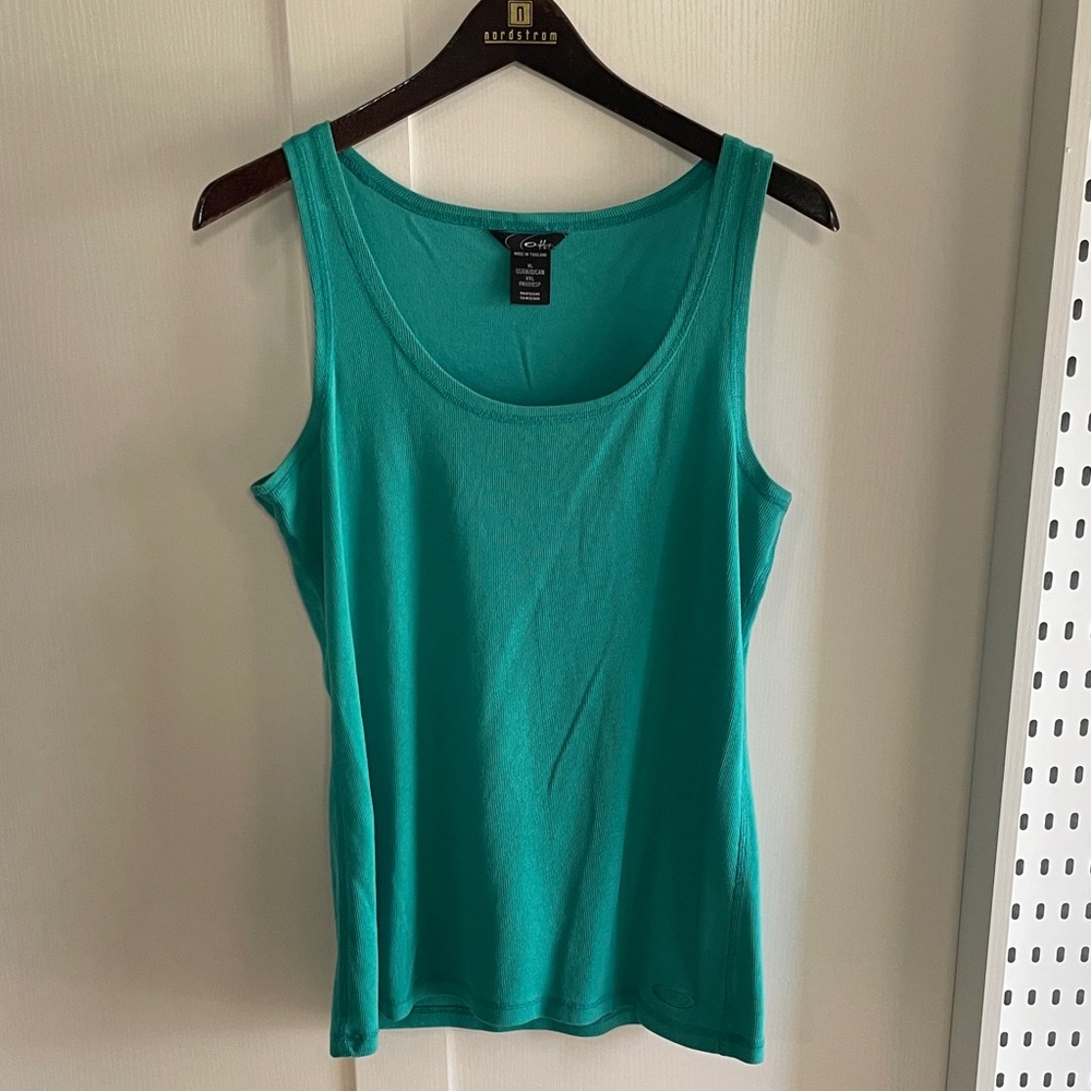 Oakley Turquoise Tank Top